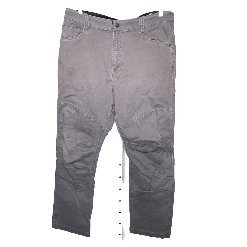 Wrangler All Terrain Gear ATG Workwear Men's Gray Pants‎ Outdoor Hiking 38x32